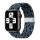 Curea de schimb (dimensiune personalizată, mică, textil) ALBASTRU Apple Watch Series 8 41mm, Apple Watch Series 7 41mm, Apple Watch Series 4 40mm, Apple Watch Series 5 40mm, Apple Watch Series 6 40mm, Apple Watch Series SE 2 40mm, Apple