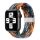 Curea de schimb (dimensiune personalizată, mare, textil, curcubeu) GRI Apple Watch Ultra 49 mm, Apple Watch Series 7 45 mm, Apple Watch Series 8 45 mm, Apple Watch Series 4 44 mm, Apple Watch Series 5 44 mm, Apple Watch Series 6 44 mm, Apple Watch