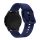 Curea (universală, 20 mm, silicon, reglabilă) albastrupentru Garmin Forerunner 245 Music, Garmin Vivomove 3, Garmin Venu Sq Music, Amazfit GTS 4, Huawei Watch D, Garmin Venu, Xiaomi Watch S1 Pr