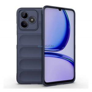 Protectie din silicon pentru telefon (rezistenta la impact mediu, protectie camera, model 3D) ALBASTRU INCHIS Realme C53