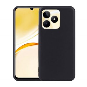 Protector de telefon din silicon (mat) NEGRU Realme C53