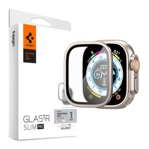 SPIGEN TR SLIM PRO sticla de protectie pentru ecran (cadru metalic, 9H) GR Apple Watch Ultra 49mm