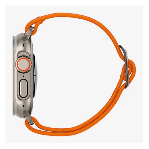 Curea de rezervă SPIGEN LITE FIT (dimensiune personalizată, mare, textil) ORANGE Apple Watch Series 1 42mm, Apple Watch Series 2 42mm, Apple Watch Series 3 42mm, Apple Watch Series 4 44mm, Apple Watch Series 5 44mm, Apple Watch Series 6 44mm, Apple 