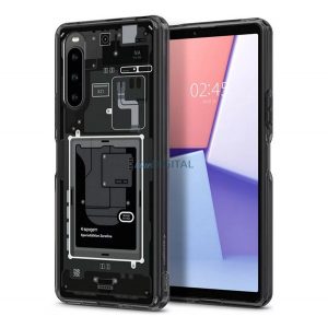 Protectie de telefon din plastic SPIGEN ULTRA HYBRID ZERO ONE (cadru rezistent la impact mediu, cu perna de aer) NEGRU Sony Xperia 10 V (XQ-DC54)