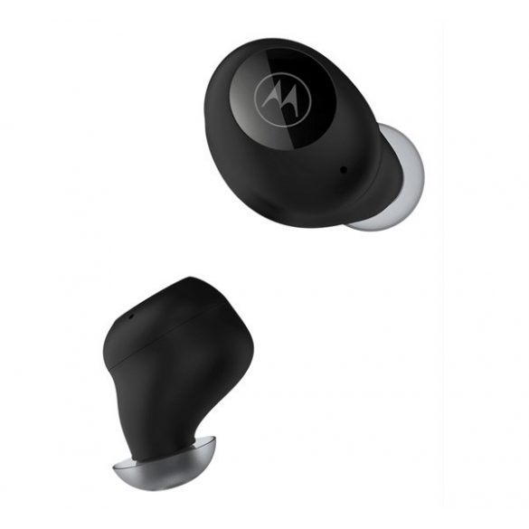 Căști bluetooth MOTOROLA BUDS 250 STEREO (v5.0, TWS, microfon, IPX5 impermeabil + carcasă de încărcare) NEGRU