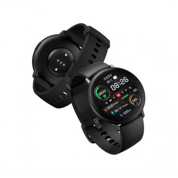 Ceas inteligent MIBRO WATCH LITE (curea din silicon, monitor de activitate, monitor de ritm cardiac, IPX68, rezistent la apa) NEGRU