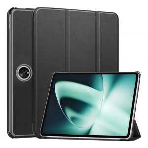 Carcasa in picioare, efect piele (FLIP activ, deschidere laterala, TRIFOLD, suport desktop) BLACK OnePlus Pad