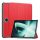 Carcasa in picioare, efect piele (FLIP activ, deschidere laterala, TRIFOLD, suport de masa) RED OnePlus Pad