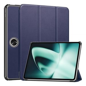 Carcasă în picioare, efect piele (FLIP activ, deschidere laterală, TRIFOLD, suport pentru desktop) BLUE INTENS OnePlus Pad