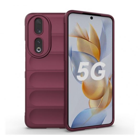 Silicon protecțiepentru telefon (rezistent la impact mediu, protecție cameră, model 3D) BORDO Honor 90 5G