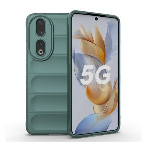 Silicon protecțiepentru telefon (rezistent la impact mediu, protecție pentru cameră, model 3D) CORD DE TĂIERE Honor 90 5G