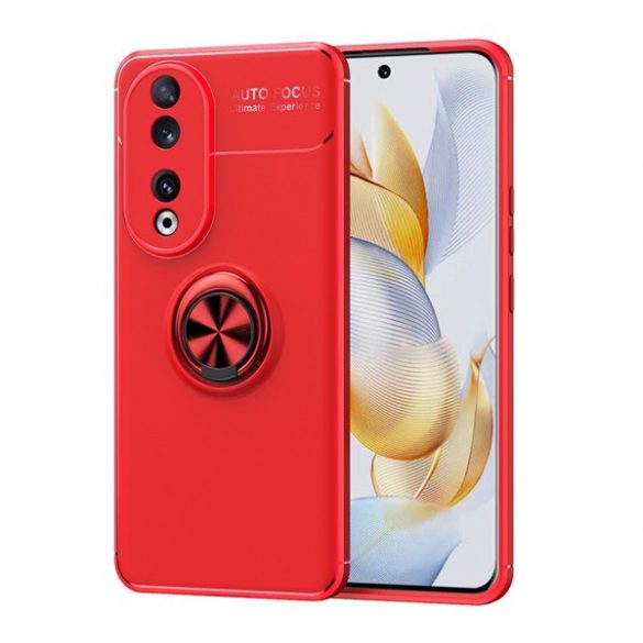 Protecție siliconică pentru telefon (desktop, rotativă 360°, placă metalică încorporată) PIROS Honor 90 5G