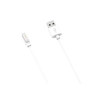 Cablu de încărcare USB (magnetic, 100 cm) ALB