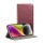 Carcasa in picioare, efect piele (FLIP, deschidere laterala, functie suport de masa) BURGUNDY Honor 90 Lite 5G