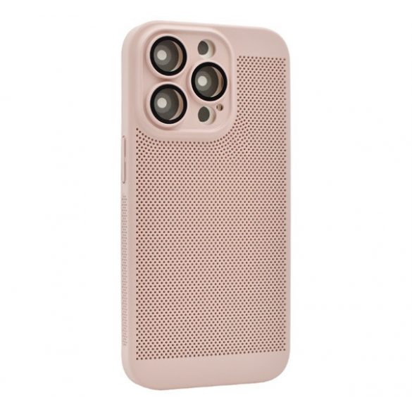 Protectie din plastic pentru telefon (respirabila, model de gauri, protectie camera) ROZ Apple iPhone 14 Pro