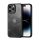 Protector de telefon din plastic DUX DUCIS AIMO (rezistenta la impact mediu, cadru din silicon, protectie camera, mat, model ondulat) NEGRU Apple iPhone 15 Pro Max