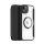 Husa DUX DUCIS SKIN X PRO in picioare, efect piele (FLIP, deschidere laterala, incarcare wireless, Magsafe) NEGRU Apple iPhone 15