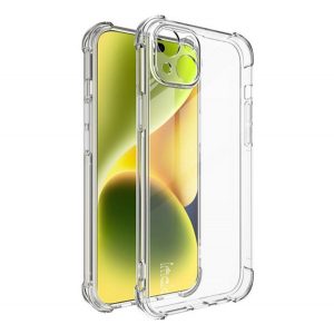 Protector de telefon din silicon IMAK (rezistenta la impact mediu, colt cu perna de aer) TRANSPARENT Apple iPhone 15