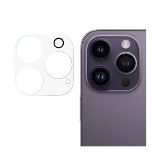 Sticlă de protecție pentru cameră (rezistentă la zgârieturi, 0,3 mm, 9H, NU curbată) pentru Apple iPhone 15 Pro Max