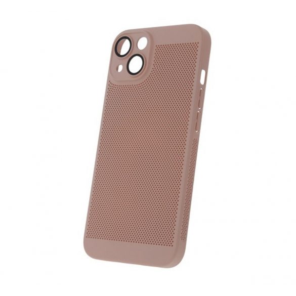 Protectie din plastic pentru telefon (respirabila, model perforat, protectie camera) ROZ Apple iPhone 15