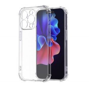 Husă silicon pentru telefon (rezistent la impact mediu, bubble heel) pentru Apple iPhone 15 Pro