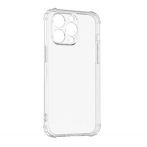 Protectie din silicon pentru telefon (rezistenta la impact mediu, colt cu perna de aer) TRANSPARENT Apple iPhone 15 Pro Max