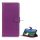 Carcasa in picioare, efect piele (FLIP, deschidere laterala, functie suport de masa, premium) PURPLE Apple iPhone 15 Plus