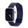 Curea de schimb DUX DUCIS (dimensiune personalizată, mică, aluminiu, milaneză, magnetică) ALBASTRU ÎNCHIS Apple Watch Series 1 38mm, Apple Watch Series 2 38mm, Apple Watch Series 3 38mm, Apple Watch Series 4 40mm, Apple Watch Series 5 40mm, Apple Wa