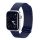 Curea de schimb DUX DUCIS (dimensiune personalizată, mare, aluminiu, milaneză, magnetică) ALBASTRU ÎNCHIS Apple Watch Series 1 42mm, Apple Watch Series 2 42mm, Apple Watch Series 3 42mm, Apple Watch Series 4 44mm, Apple Watch Series 5 44mm, Apple Wa