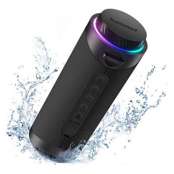 TRONSMART ELEMENT T7 difuzor portabil bluetooth (v5.3, baterie internă 2000mAh, 30W, cititor de carduri) NEGRU