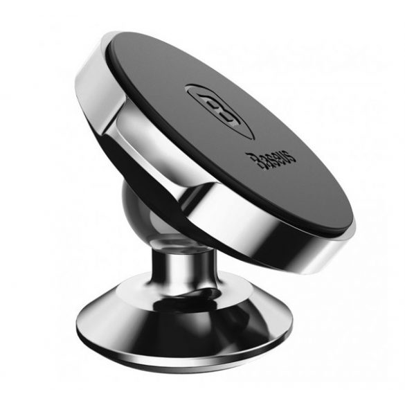 Suport auto BASEUS SMALL EARS (pentru bord, autoadeziv, 360°, magnetic) NEGRU