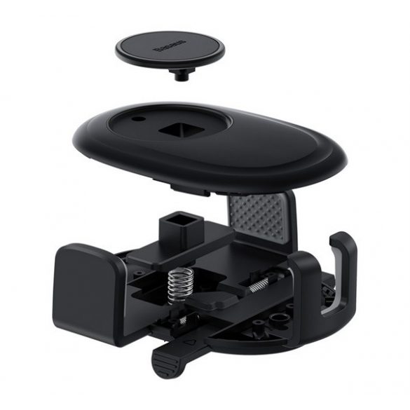 Suport auto BASEUS ULTRACONTROL LITE (pentru bord, parbriz, ventuză, automat, dimensiune 5,4-7,2") NEGRU