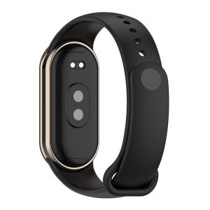 Curea de schimb (dimensiune personalizata, silicon) NEGRA Xiaomi Band 8