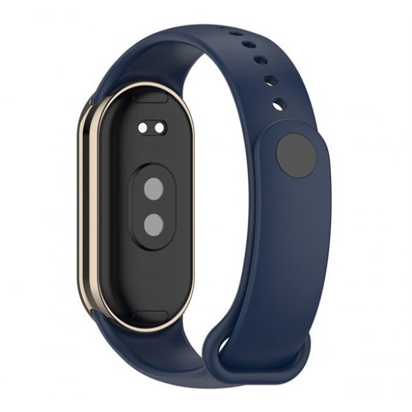 Curea de schimb (dimensiune personalizată, silicon) BLUE ÎNCHIS Xiaomi Band 8