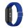 Curea de schimb (dimensiune personalizată, textil, model țesut) BLUE ÎNCHIS Xiaomi Band 8