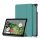 Carcasa in picioare, efect piele (FLIP, deschidere laterala, TRIFOLD, suport pentru masa) VERDE DESCHIS Tableta Google Pixel