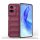 Protectie din silicon pentru telefon (rezistenta medie la impact, protectie camera, model 3D) BURGUNDY Honor 90 Lite 5G