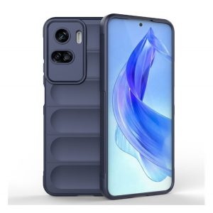 Protectie din silicon pentru telefon (rezistenta la impact mediu, protectie camera, model 3D) ALBASTRU INCHIS Honor 90 Lite 5G