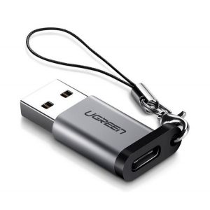 UGREEN adaptor (USB - mufă Type-C, transfer de date și încărcare) GREY