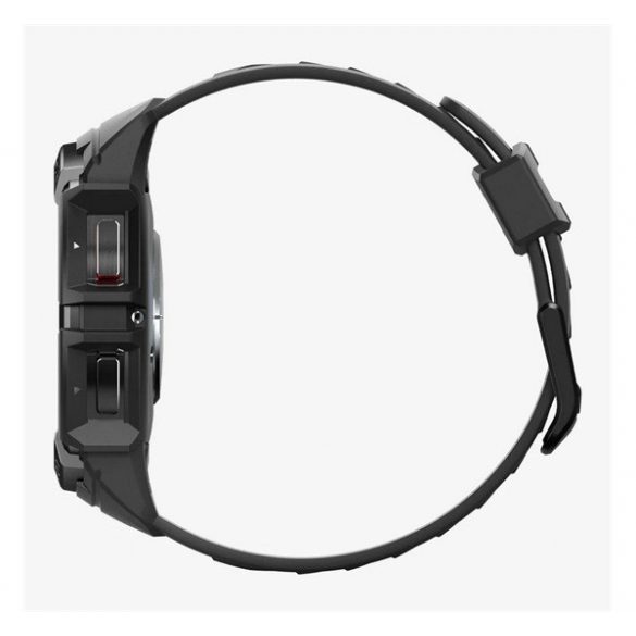 Curea de schimb SPIGEN RUGGED ARMOR PRO (dimensiune personalizată, silicon, rezistență la șocuri + cadru din silicon) NEGRU Samsung Galaxy Watch 6 Classic 43 mm (SM-R950)