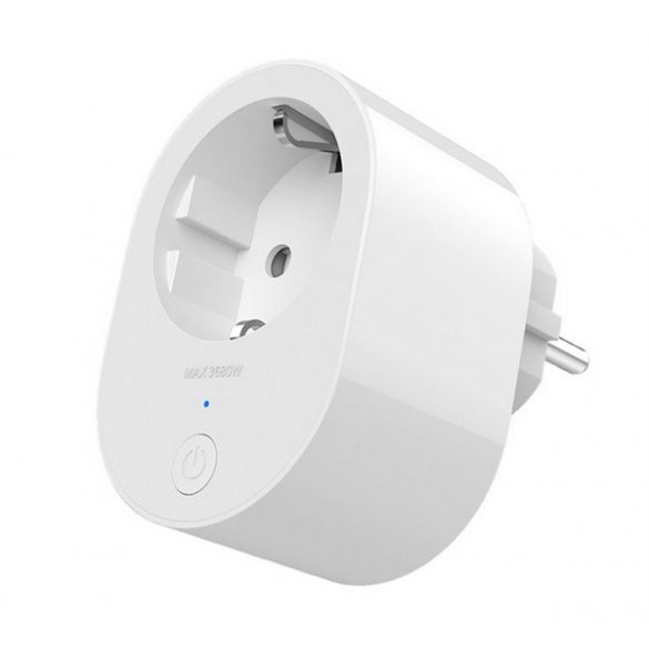 XIAOMI MI SMART PLUG2 Priză UE (230V/16A, temporizator, WiFi, control vocal, Asistent Google) ALB