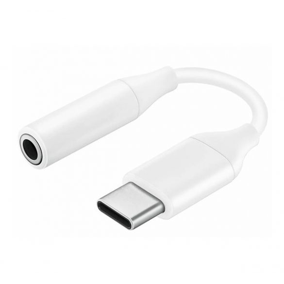 Proiectat pentru cablu adaptor SAMSUNG (mufă jack de 3,5 mm - Type-C, compatibil EE-UC10JUWEGWW) ALB