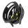 Cadru ceas din silicon SPIGEN LIQUID AIR (rezistenta la socuri) NEGRU Samsung Galaxy Watch 6 40mm (SM-R930)