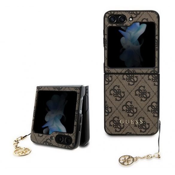 Protectie din plastic pentru telefon CG MOBILE GUESS GUESS 4G CHARMS (capata din spate textila, decor telefon) MARO Samsung Galaxy Z Flip5 5G (SM-F731)