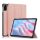 Carcasa in picioare, efect piele (FLIP, deschidere laterala, TRIFOLD, suport de masa) ROSE GOLD Honor Pad X9