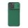 Protector de telefon din plastic NILLKIN CAMSHIELD PRO MAGNETIC (rezistenta la impact mediu, protectie camera, placa metalica, dungi) VERDE INCHIS Apple iPhone 15 Pro Max