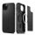 Protectie telefon din plastic SPIGEN MAG ARMOR (rezistenta la impact mediu, compatibil Apple Magsafe, model in dungi) NEGRU Apple iPhone 15 Plus