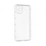   Protectie din silicon pentru telefon (rezistenta la impact mediu, cadru cu perna de aer) TRANSPARENT Apple iPhone 15 Pro