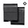 Husă culcată, piele naturală (cu clip pe curea, magnetic) negru Samsung Galaxy Z Flip (SM-F700F), Samsung Galaxy Z Flip 5G (SM-F707B), Samsung Galaxy Z Flip3 5G (SM-F711), Samsung Galaxy Z Flip4 5G (SM-F721), Samsung Galaxy Z Flip5 5G (SM-F731), Huaw