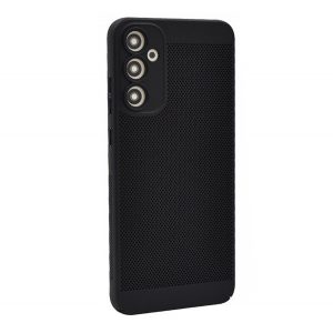 Protectie din plastic pentru telefon (respirabila, perforata, protectie pentru camera) NEGRU Samsung Galaxy S23 FE (SM-S711)